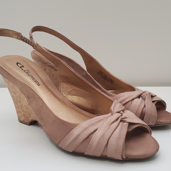 Chinese Laundry size 11 sling back wedges - Picture 1 of 4